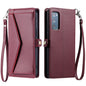 Wallet Multi-card Slot Leather Phone Case with Lanyard, For Samsung Galaxy S22 5G, For Samsung Galaxy S21 FE 5G, For Samsung Galaxy S21 5G, For Samsung Galaxy S20 FE 5G