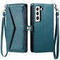 Wallet Multi-card Slot Leather Phone Case with Lanyard, For Samsung Galaxy S22 5G, For Samsung Galaxy S21 FE 5G, For Samsung Galaxy S21 5G, For Samsung Galaxy S20 FE 5G
