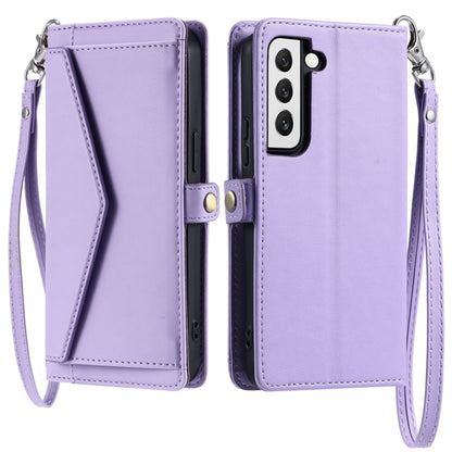 Wallet Multi-card Slot Leather Phone Case with Lanyard, For Samsung Galaxy S22 5G, For Samsung Galaxy S21 FE 5G, For Samsung Galaxy S21 5G, For Samsung Galaxy S20 FE 5G