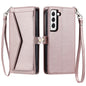 Wallet Multi-card Slot Leather Phone Case with Lanyard, For Samsung Galaxy S22 5G, For Samsung Galaxy S21 FE 5G, For Samsung Galaxy S21 5G, For Samsung Galaxy S20 FE 5G