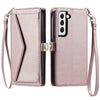 Wallet Multi-card Slot Leather Phone Case with Lanyard, For Samsung Galaxy S22 5G, For Samsung Galaxy S21 FE 5G, For Samsung Galaxy S21 5G, For Samsung Galaxy S20 FE 5G