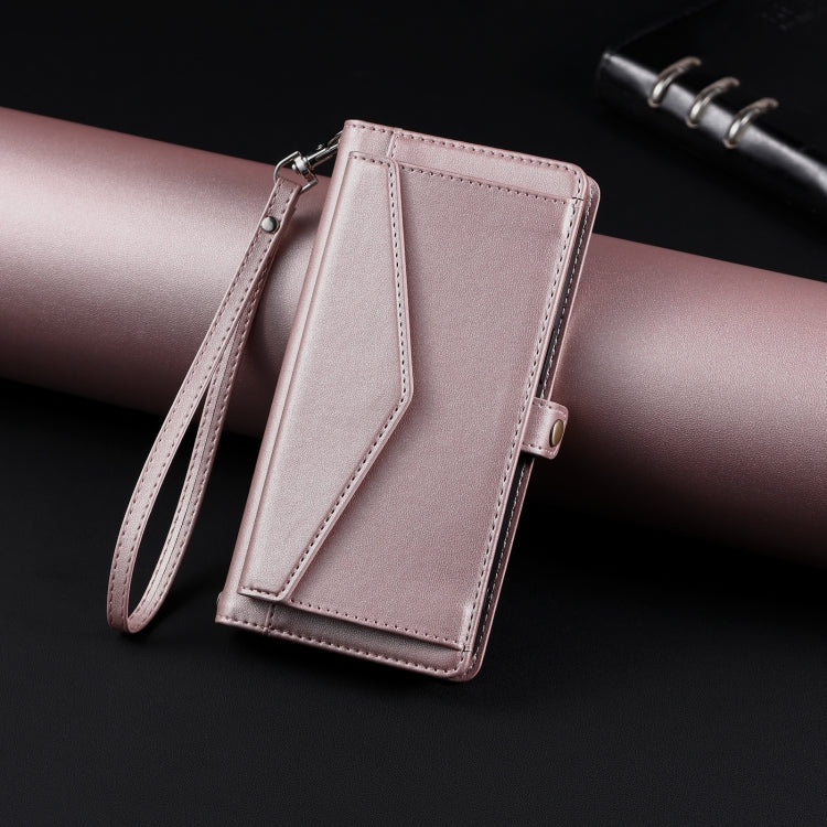 Wallet Multi-card Slot Leather Phone Case with Lanyard, For Samsung Galaxy S22 5G, For Samsung Galaxy S21 FE 5G, For Samsung Galaxy S21 5G, For Samsung Galaxy S20 FE 5G