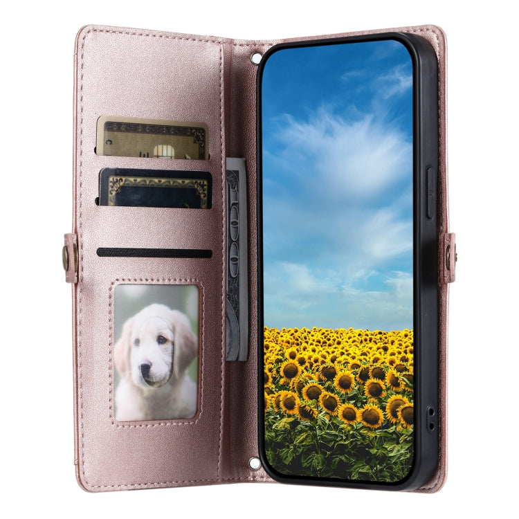 Wallet Multi-card Slot Leather Phone Case with Lanyard, For Samsung Galaxy S22 5G, For Samsung Galaxy S21 FE 5G, For Samsung Galaxy S21 5G, For Samsung Galaxy S20 FE 5G