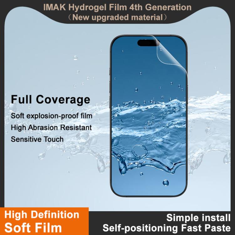 imak 4th Generation  Full Coverage Screen Hydrogel Film Protector
