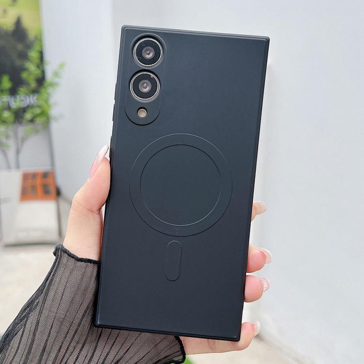 Solid Color Liquid Silicone MagSafe Magnetic Phone Case, For Samsung Galaxy S26+ 5G, For Samsung Galaxy S26 Ultra 5G, For Samsung Galaxy S26 5G, For Samsung Galaxy S25 Edge 5G