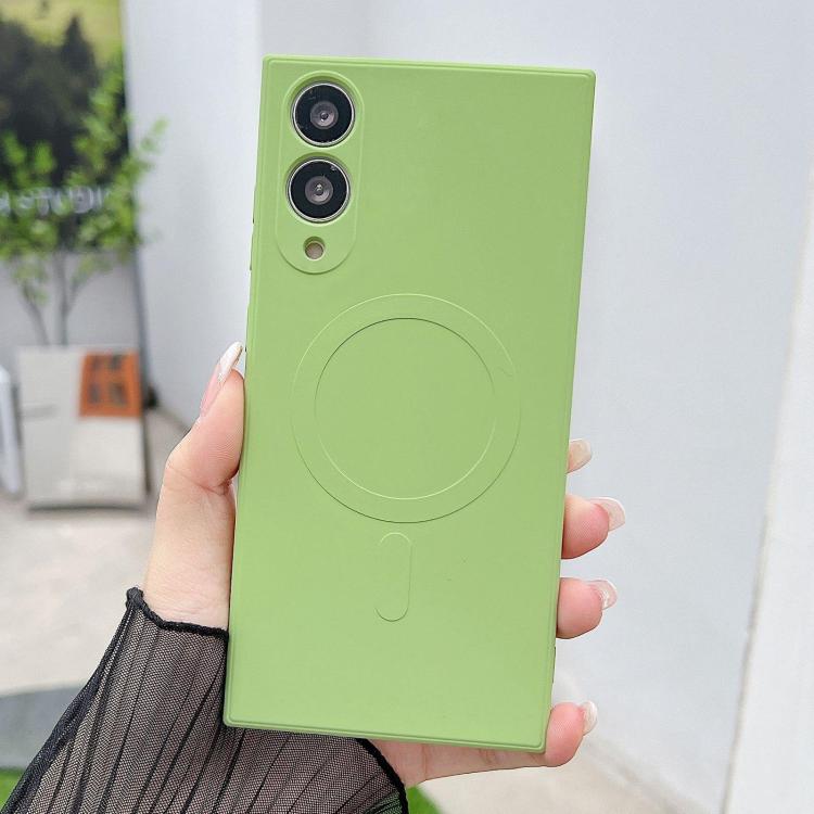 Solid Color Liquid Silicone MagSafe Magnetic Phone Case, For Samsung Galaxy S26+ 5G, For Samsung Galaxy S26 Ultra 5G, For Samsung Galaxy S26 5G, For Samsung Galaxy S25 Edge 5G