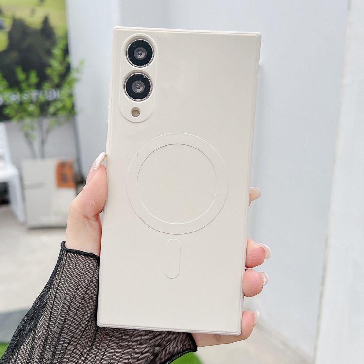 Solid Color Liquid Silicone MagSafe Magnetic Phone Case, For Samsung Galaxy S26+ 5G, For Samsung Galaxy S26 Ultra 5G, For Samsung Galaxy S26 5G, For Samsung Galaxy S25 Edge 5G