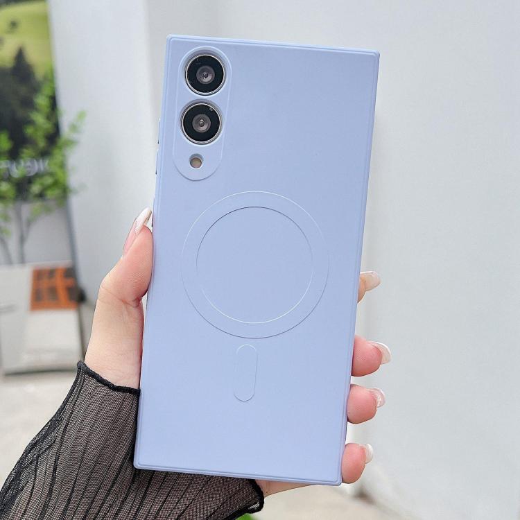 Solid Color Liquid Silicone MagSafe Magnetic Phone Case, For Samsung Galaxy S26+ 5G, For Samsung Galaxy S26 Ultra 5G, For Samsung Galaxy S26 5G, For Samsung Galaxy S25 Edge 5G