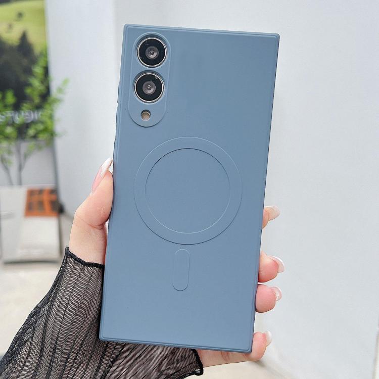 Solid Color Liquid Silicone MagSafe Magnetic Phone Case, For Samsung Galaxy S26+ 5G, For Samsung Galaxy S26 Ultra 5G, For Samsung Galaxy S26 5G, For Samsung Galaxy S25 Edge 5G