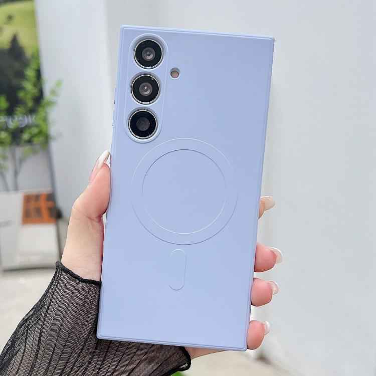 Solid Color Liquid Silicone MagSafe Magnetic Phone Case, For Samsung Galaxy S26+ 5G, For Samsung Galaxy S26 Ultra 5G, For Samsung Galaxy S26 5G, For Samsung Galaxy S25 Edge 5G