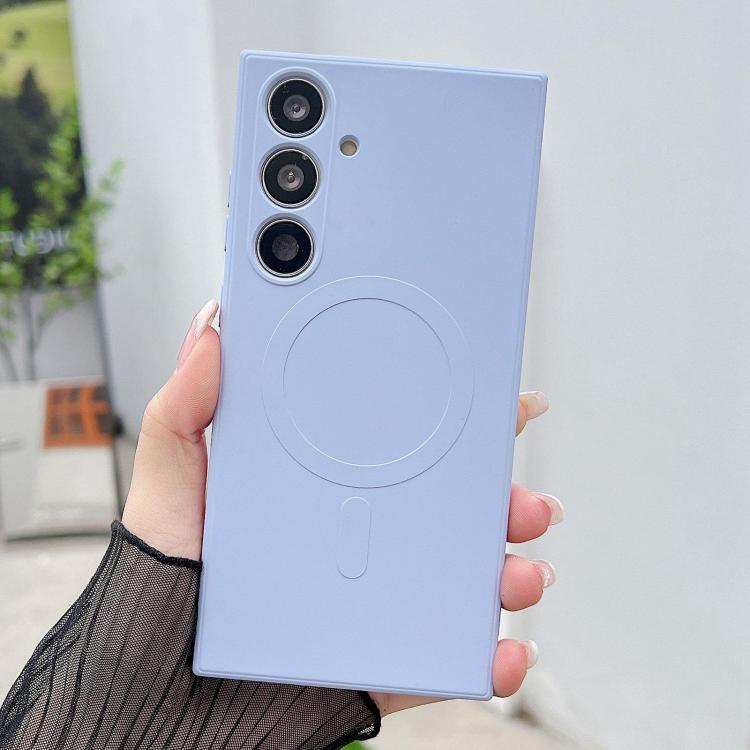 Solid Color Liquid Silicone MagSafe Magnetic Phone Case, For Samsung Galaxy S26+ 5G, For Samsung Galaxy S26 Ultra 5G, For Samsung Galaxy S26 5G, For Samsung Galaxy S25 Edge 5G