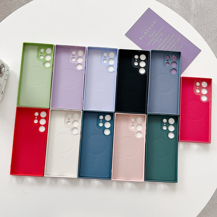 Solid Color Liquid Silicone MagSafe Magnetic Phone Case, For Samsung Galaxy S26+ 5G, For Samsung Galaxy S26 Ultra 5G, For Samsung Galaxy S26 5G, For Samsung Galaxy S25 Edge 5G