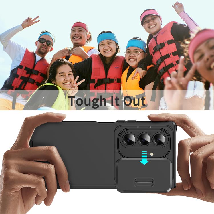 Sliding Camshield TPU + PC Phone Case