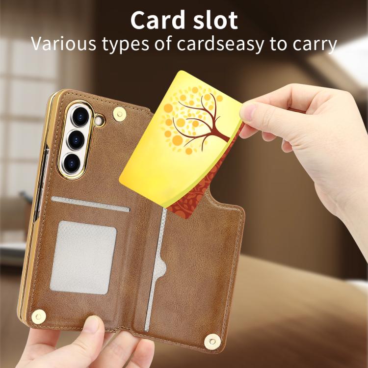 VIETAO Film Integrated Folding Holder Flip PU Phone Case