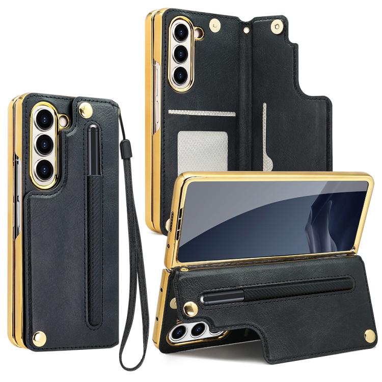 VIETAO Film Integrated Folding Holder Flip PU Phone Case