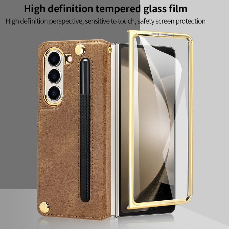 VIETAO Film Integrated Folding Holder Flip PU Phone Case
