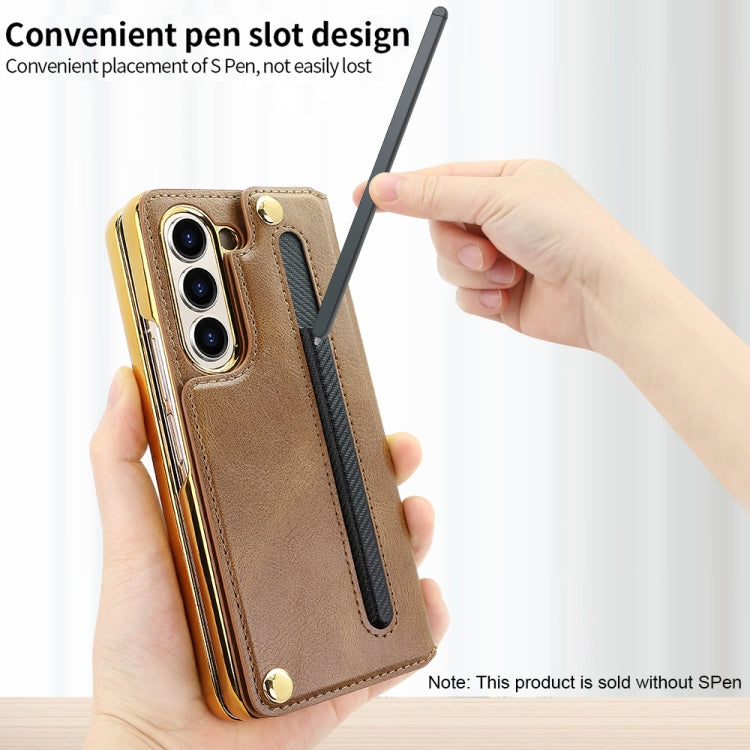 VIETAO Film Integrated Folding Holder Flip PU Phone Case