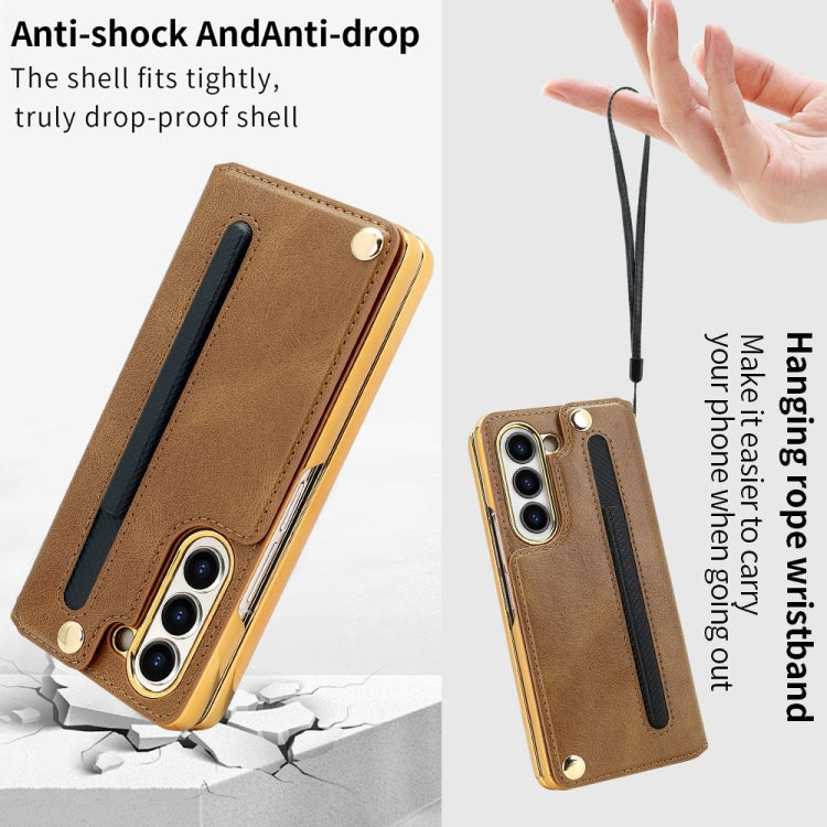 VIETAO Film Integrated Folding Holder Flip PU Phone Case