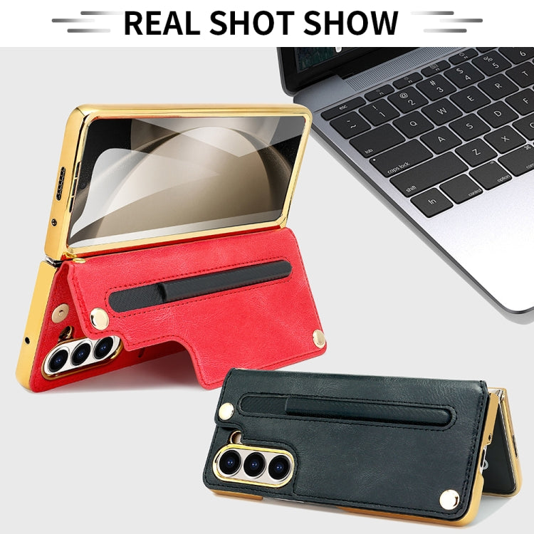 VIETAO Film Integrated Folding Holder Flip PU Phone Case