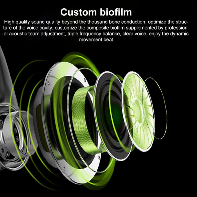 Langsdom BE17 Bone Conduction Waterproof Bluetooth Sports Earphone