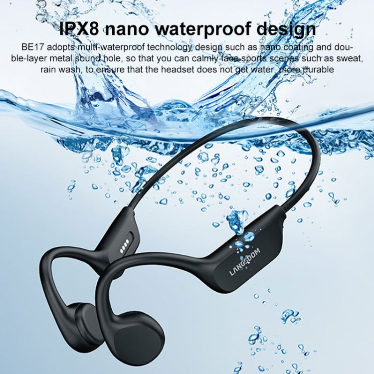 Langsdom BE17 Bone Conduction Waterproof Bluetooth Sports Earphone