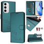 Smile Embossing RFID Leather Phone Case, For Samsung Galaxy S25 Ultra 5G, For Samsung Galaxy S24 FE 5G, For Samsung Galaxy S24 Ultra 5G, For Samsung Galaxy S24+ 5G, For Samsung Galaxy S24 5G, For Samsung Galaxy S23 FE 5G, For Samsung Galaxy S23 Ultra 5...