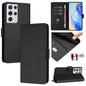 Smile Embossing RFID Leather Phone Case, For Samsung Galaxy S21 Ultra 5G