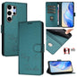 Smile Embossing RFID Leather Phone Case, For Samsung Galaxy S25 Ultra 5G, For Samsung Galaxy S24 FE 5G, For Samsung Galaxy S24 Ultra 5G, For Samsung Galaxy S24+ 5G, For Samsung Galaxy S24 5G, For Samsung Galaxy S23 FE 5G, For Samsung Galaxy S23 Ultra 5...