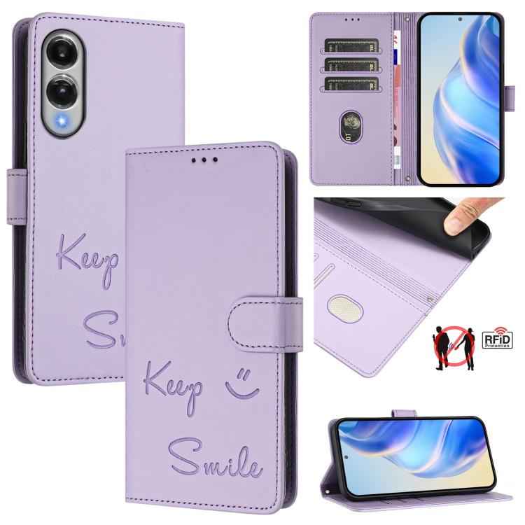 Smile Embossing RFID Leather Phone Case, For Samsung Galaxy S26+ 5G, For Samsung Galaxy S26 Edge 5G, For Samsung Galaxy S26 Ultra 5G, For Samsung Galaxy S26 5G, For Samsung Galaxy S25 Edge 5G, For Samsung Galaxy S25 5G, For Samsung Galaxy S25+ 5G      ...