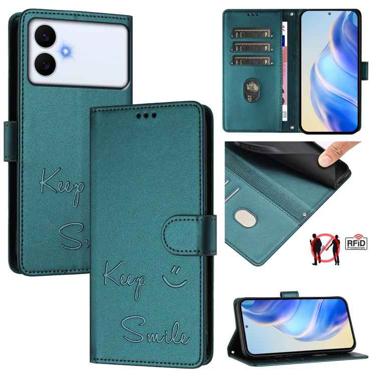 Smile Embossing RFID Leather Phone Case, For Samsung Galaxy S26+ 5G, For Samsung Galaxy S26 Edge 5G, For Samsung Galaxy S26 Ultra 5G, For Samsung Galaxy S26 5G, For Samsung Galaxy S25 Edge 5G, For Samsung Galaxy S25 5G, For Samsung Galaxy S25+ 5G      ...