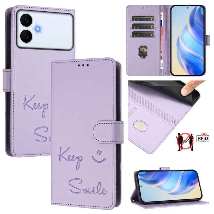 Smile Embossing RFID Leather Phone Case, For Samsung Galaxy S26+ 5G, For Samsung Galaxy S26 Edge 5G, For Samsung Galaxy S26 Ultra 5G, For Samsung Galaxy S26 5G, For Samsung Galaxy S25 Edge 5G, For Samsung Galaxy S25 5G, For Samsung Galaxy S25+ 5G      ...