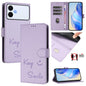 Smile Embossing RFID Leather Phone Case, For Galaxy S26 FE 5G 5G, For Samsung Galaxy S26+ 5G, For Samsung Galaxy S26 Edge 5G, For Samsung Galaxy S26 Ultra 5G, For Samsung Galaxy S26 5G, For Samsung Galaxy S25 Edge 5G, For Samsung Galaxy S25 5G         ...