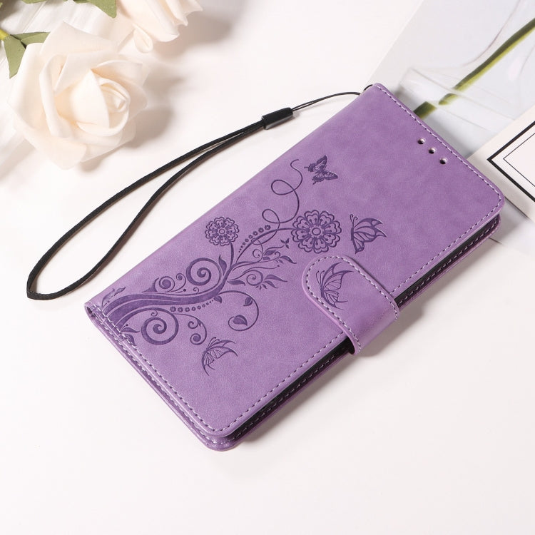 Embossed Butterfly Flowers Leather Phone Case, For Galaxy S20+