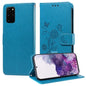 Embossed Butterfly Flowers Leather Phone Case, For Galaxy S20+