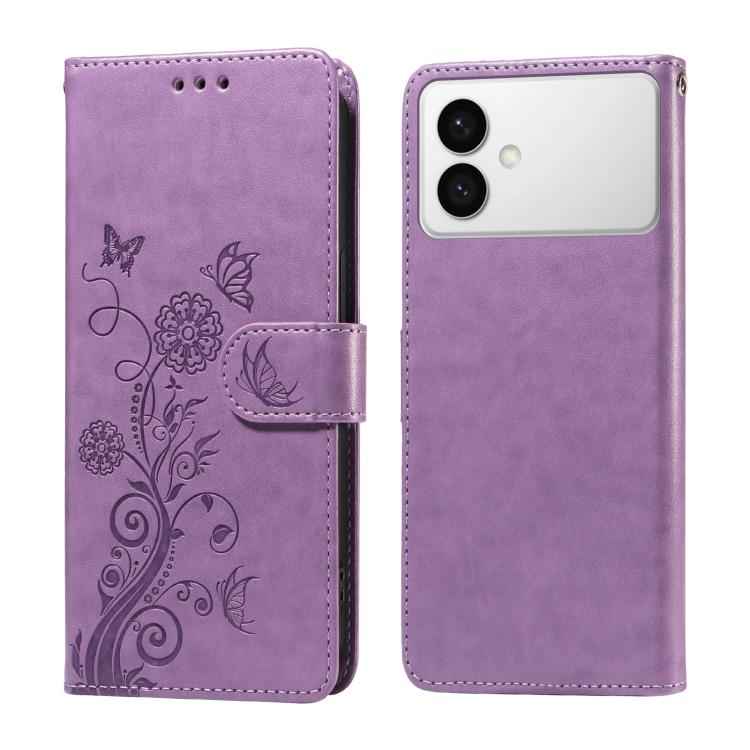 Embossed Butterfly Flowers Leather Phone Case, For Samsung Galaxy S26+ 5G, For Samsung Galaxy S26 Edge 5G, For Samsung Galaxy S26 Ultra 5G, For Samsung Galaxy S26 5G, For Samsung Galaxy S25 Edge 5G, For Samsung Galaxy S25 5G, For Samsung Galaxy S25+ 5G...