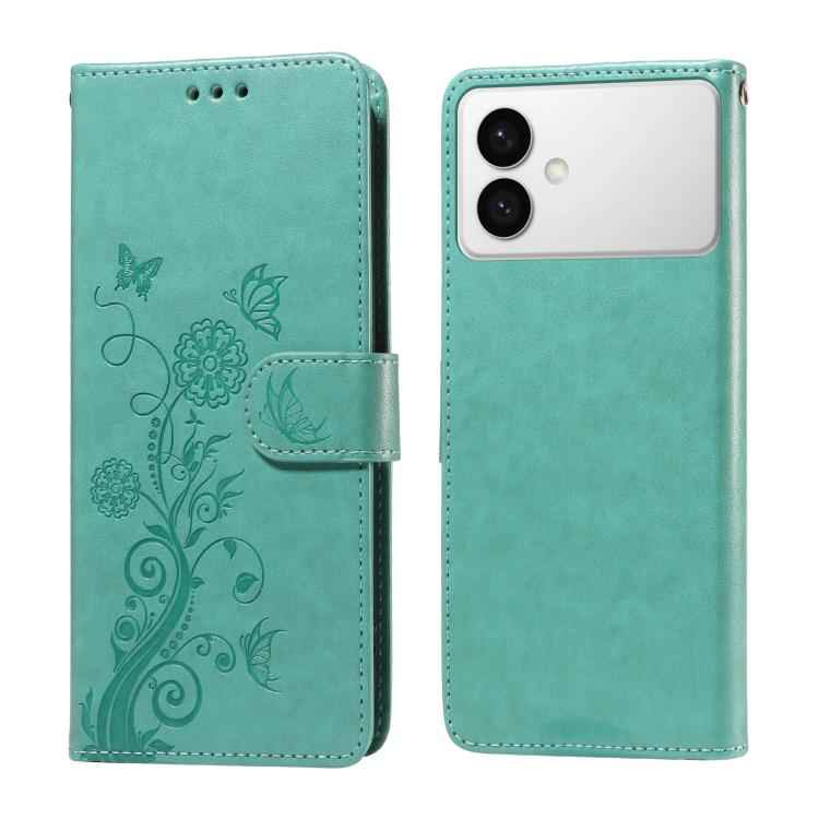 Embossed Butterfly Flowers Leather Phone Case, For Samsung Galaxy S26+ 5G, For Samsung Galaxy S26 Edge 5G, For Samsung Galaxy S26 Ultra 5G, For Samsung Galaxy S26 5G, For Samsung Galaxy S25 Edge 5G, For Samsung Galaxy S25 5G, For Samsung Galaxy S25+ 5G...