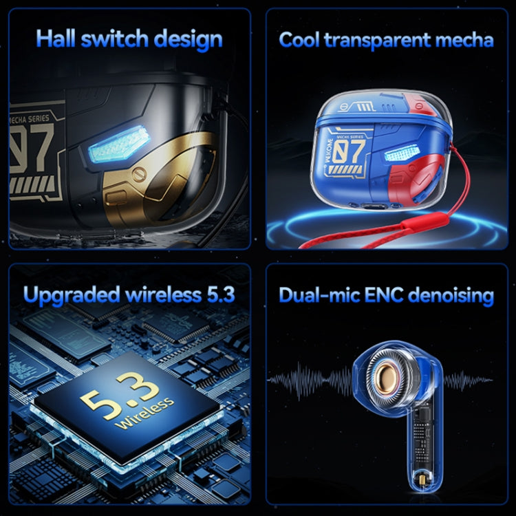 WEKOME WS-07 Armor ENC Noise Reduction Wireless Bluetooth Earphone