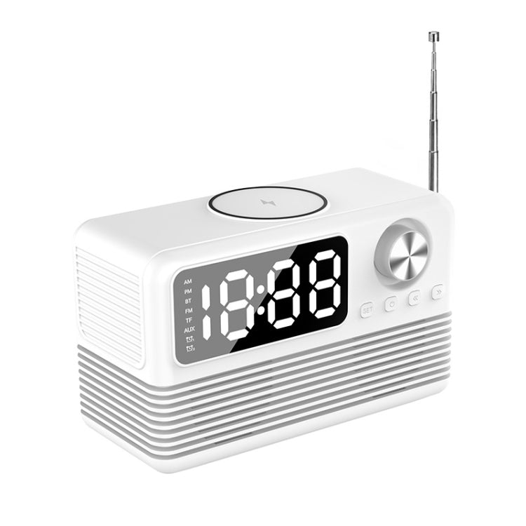 BT509 LED Bluetooth 5.3 Speaker Alarm Clock Music Display Radio