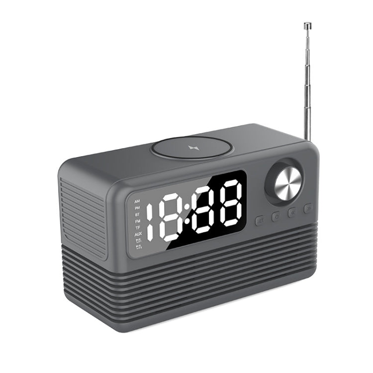 BT509 LED Bluetooth 5.3 Speaker Alarm Clock Music Display Radio