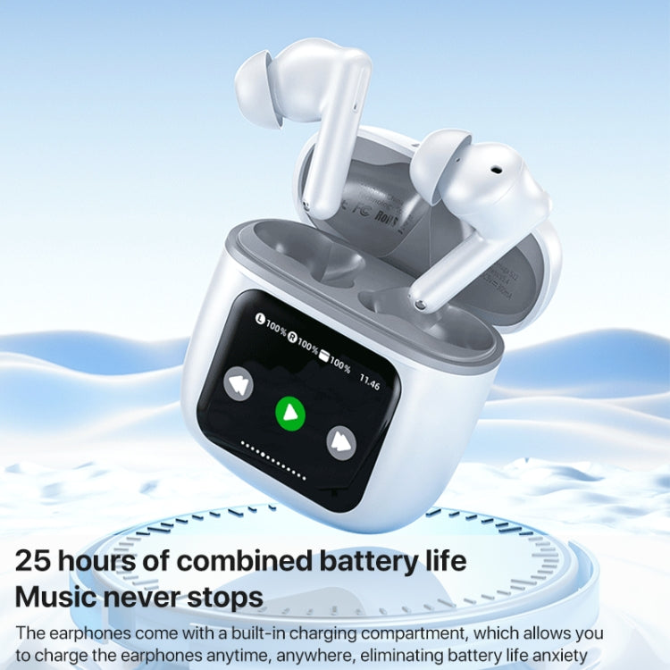 WEKOME Beluga S12 Audyhle ENC Noise Reduction Wireless Earphones with Smart Color Screen