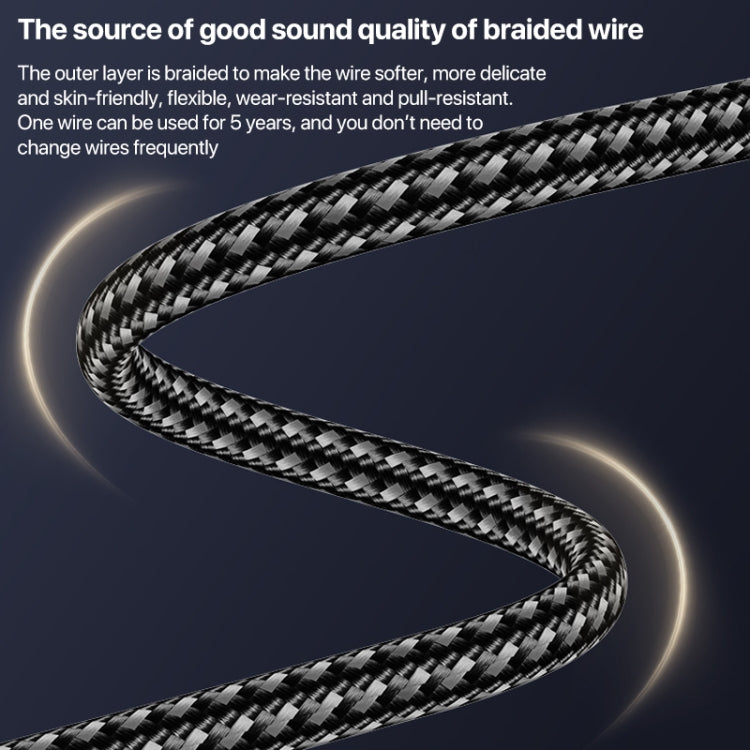 2 in 1 8 Pin, USB-C / Type-C to 3.5mm Car AUX Audio Adapter Cable