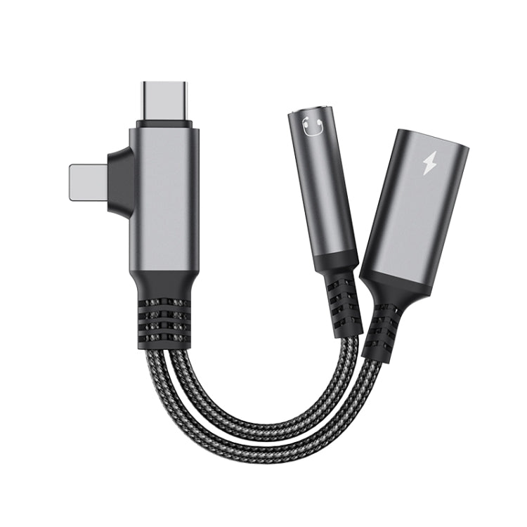 4 in 1 USB-C / Type-C, 8 Pin to 3.5mm, USB-C / Type-C Audio Adapter Cable