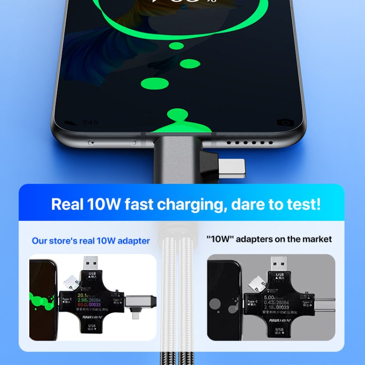 4 in 1 USB-C / Type-C, 8 Pin to 3.5mm, USB-C / Type-C Audio Adapter Cable