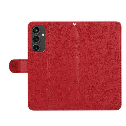 Floral Embossed Pattern Leather Phone Case, For Samsung Galaxy S24 FE 5G, For Samsung Galaxy S24 Ultra 5G, For Samsung Galaxy S24+ 5G, For Samsung Galaxy S24 5G, For Samsung Galaxy S23 FE 5G, For Samsung Galaxy S23 Ultra 5G, For Samsung Galaxy S23+ 5G ...