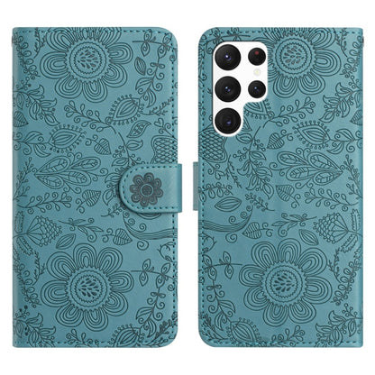 Floral Embossed Pattern Leather Phone Case, For Samsung Galaxy S24 FE 5G, For Samsung Galaxy S24 Ultra 5G, For Samsung Galaxy S24+ 5G, For Samsung Galaxy S24 5G, For Samsung Galaxy S23 FE 5G, For Samsung Galaxy S23 Ultra 5G, For Samsung Galaxy S23+ 5G ...