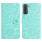 Floral Embossed Pattern Leather Phone Case, For Samsung Galaxy S22+ 5G, For Samsung Galaxy S22 5G, For Samsung Galaxy S21 FE 5G, For Samsung Galaxy S21 5G, For Samsung Galaxy S21+ 5G, For Samsung Galaxy S21 Ultra 5G, For Samsung Galaxy S20 FE 5G