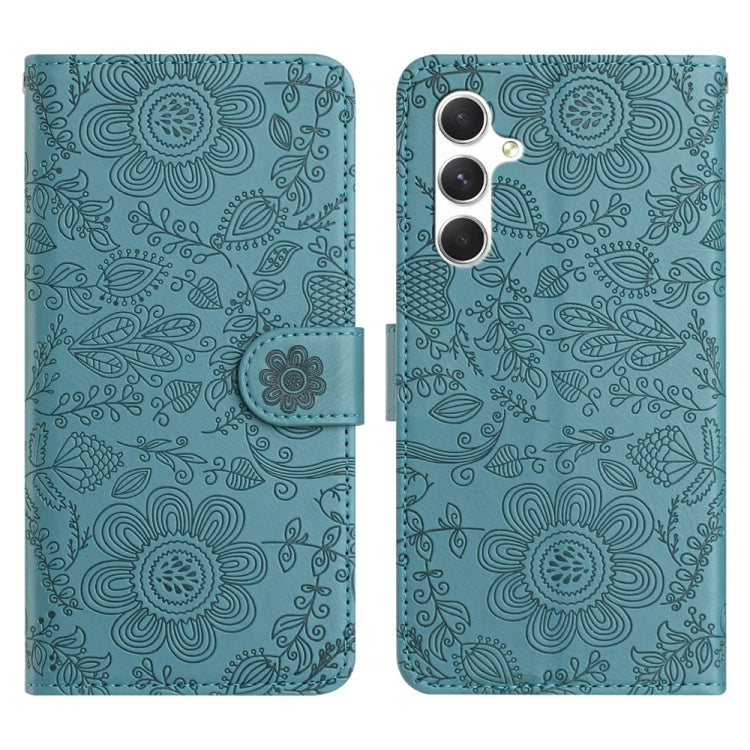Floral Embossed Pattern Leather Phone Case, For Samsung Galaxy S26+ 5G, For Samsung Galaxy S26 Edge 5G, For Samsung Galaxy S26 Ultra 5G, For Samsung Galaxy S26 5G, For Samsung Galaxy S25 FE 5G, For Samsung Galaxy S25 Edge 5G, For Samsung Galaxy S25 5G ...