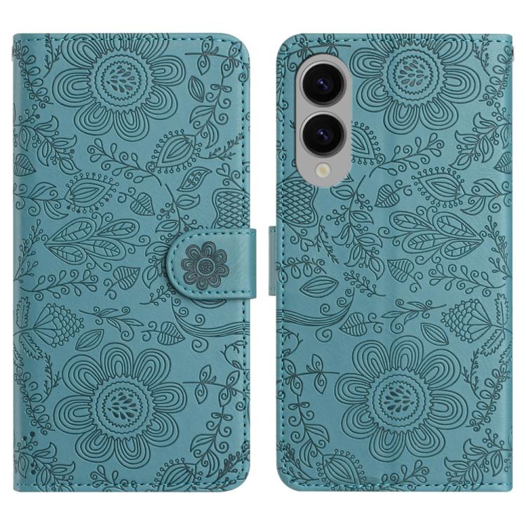 Floral Embossed Pattern Leather Phone Case, For Samsung Galaxy S26+ 5G, For Samsung Galaxy S26 Edge 5G, For Samsung Galaxy S26 Ultra 5G, For Samsung Galaxy S26 5G, For Samsung Galaxy S25 FE 5G, For Samsung Galaxy S25 Edge 5G, For Samsung Galaxy S25 5G ...
