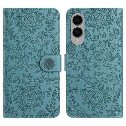 Floral Embossed Pattern Leather Phone Case, For Samsung Galaxy S26+ 5G, For Samsung Galaxy S26 Edge 5G, For Samsung Galaxy S26 Ultra 5G, For Samsung Galaxy S26 5G, For Samsung Galaxy S25 FE 5G, For Samsung Galaxy S25 Edge 5G, For Samsung Galaxy S25 5G ...