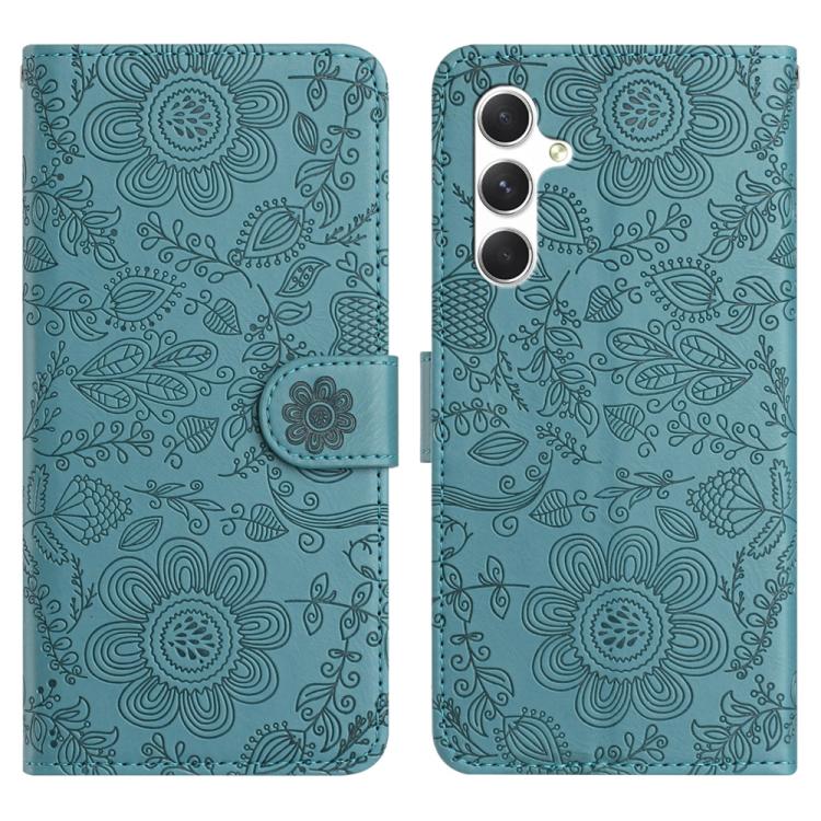 Floral Embossed Pattern Leather Phone Case, For Samsung Galaxy S26+ 5G, For Samsung Galaxy S26 Edge 5G, For Samsung Galaxy S26 Ultra 5G, For Samsung Galaxy S26 5G, For Samsung Galaxy S25 FE 5G, For Samsung Galaxy S25 Edge 5G, For Samsung Galaxy S25 5G ...